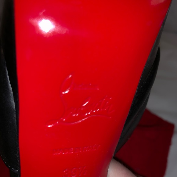 Christian Louboutin Open Toe Booties - Picture 7 of 8